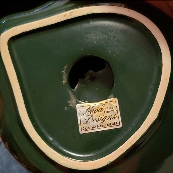 Lovely Green Ceramic Swan Guest Towel Holder - Picture 6 of 6